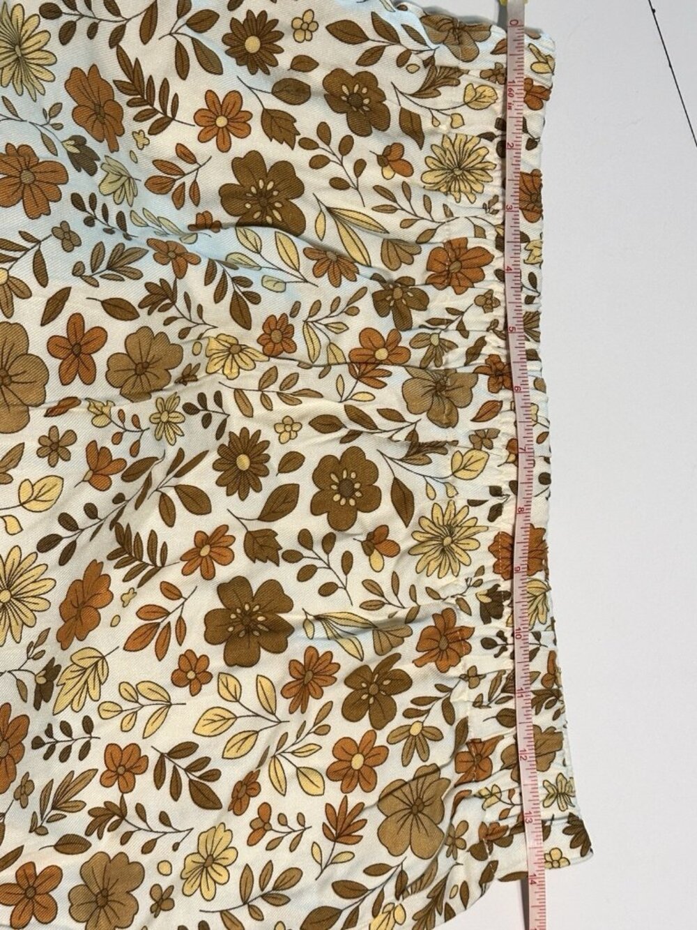 Sincerely Jules Woman Med Tiered Maxi Skirt Floral Fall Retro Cottagecore Lined - Picture 7 of 8